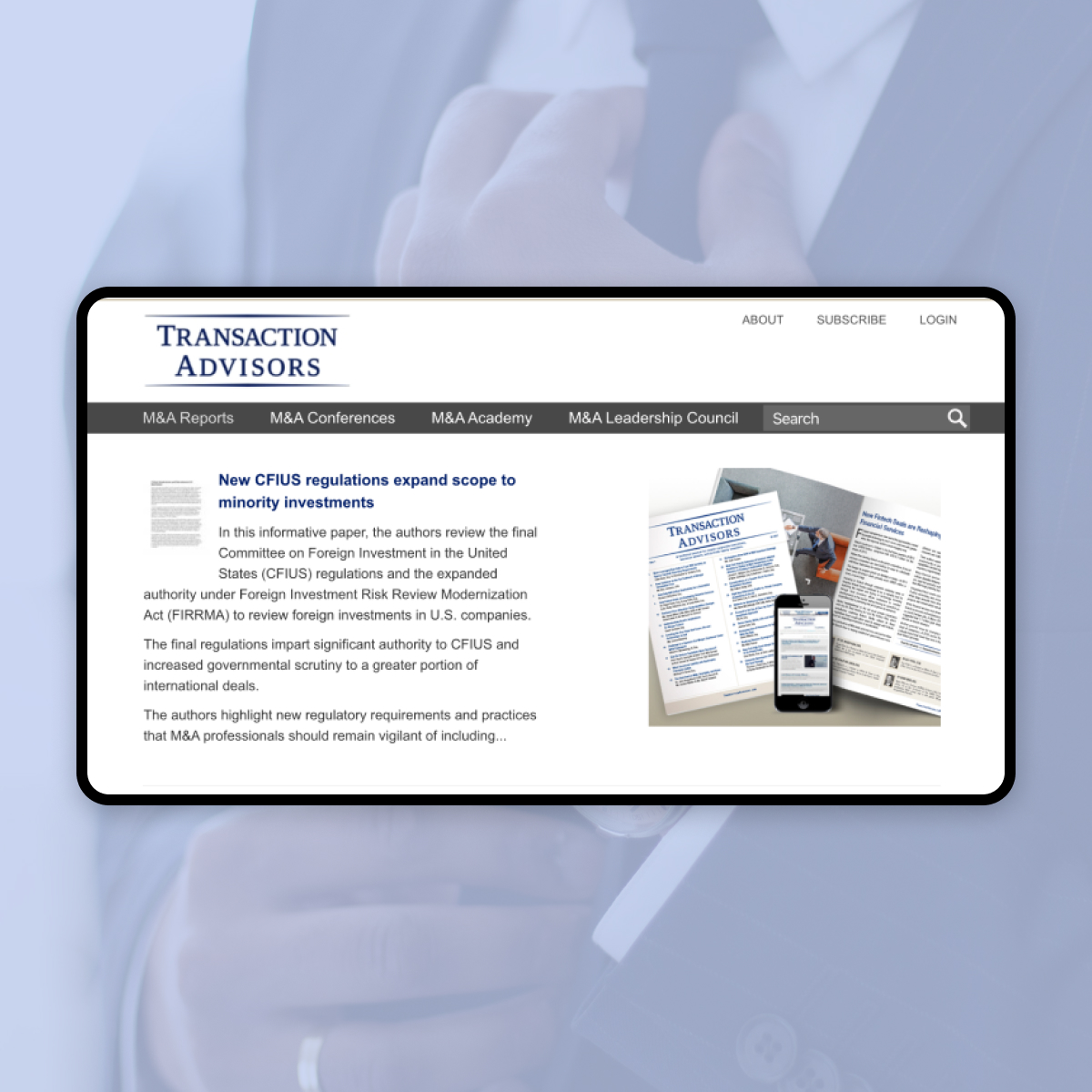Transaction Advisors